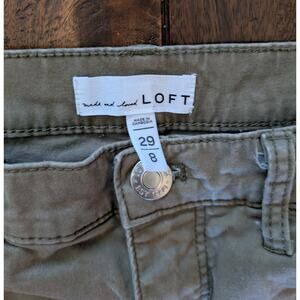 Loft Soft Sage Green Pants 29" x 27" Brushed